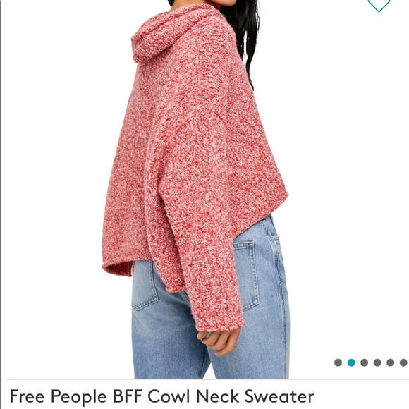 FREE PEOPLE red sweater - Picture 4 of 6